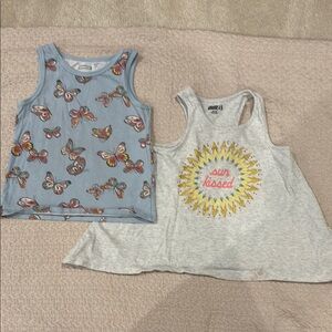 Garanimals Blue and Gray Girls Summer Tank Tops